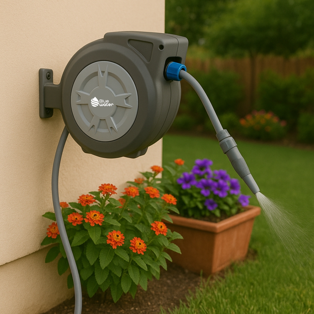 גלגלת השקיה אוטומטית צינור 20 מטר Blue Water - 6