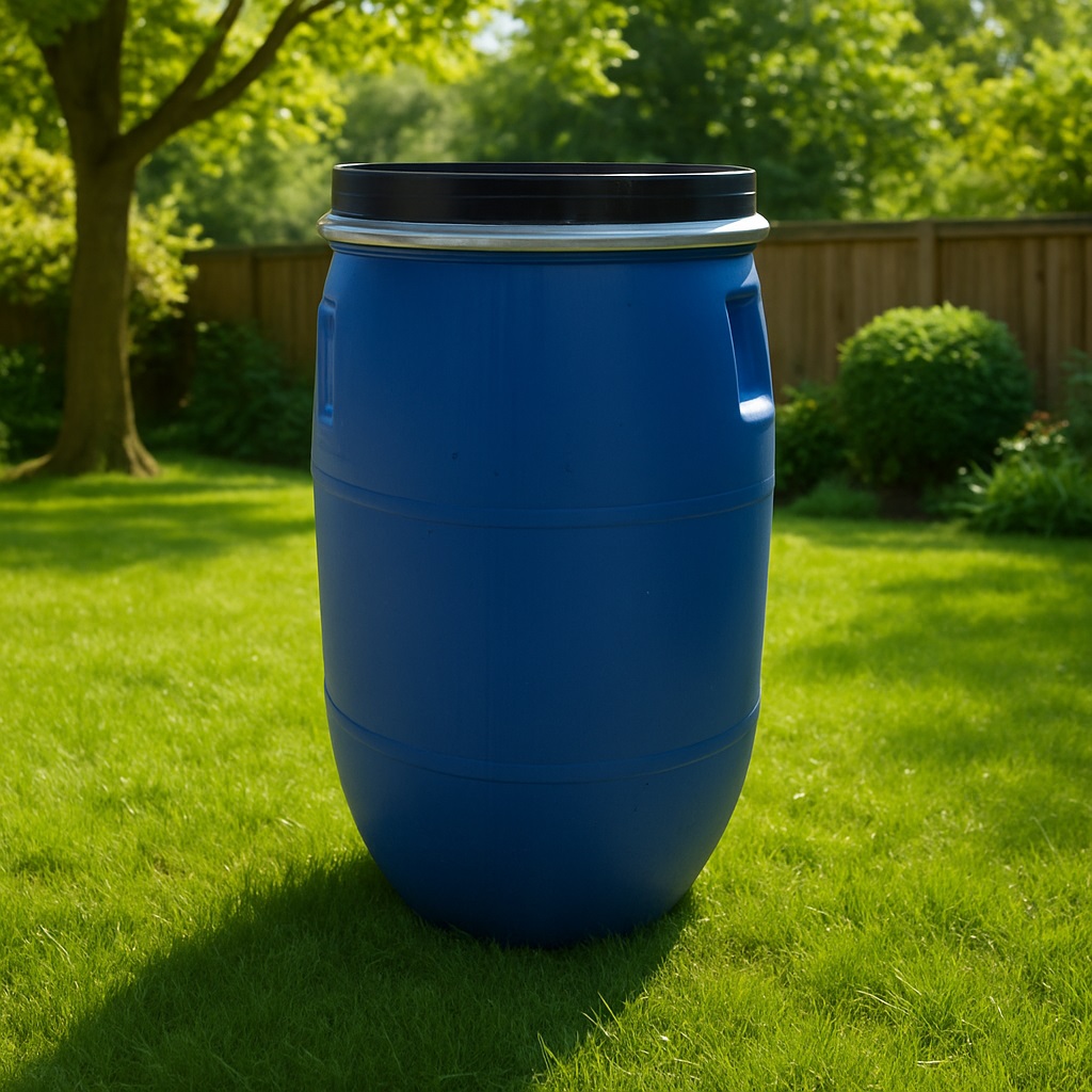 חבית פלסטיק קשיח עם מכסה הברגה - 5