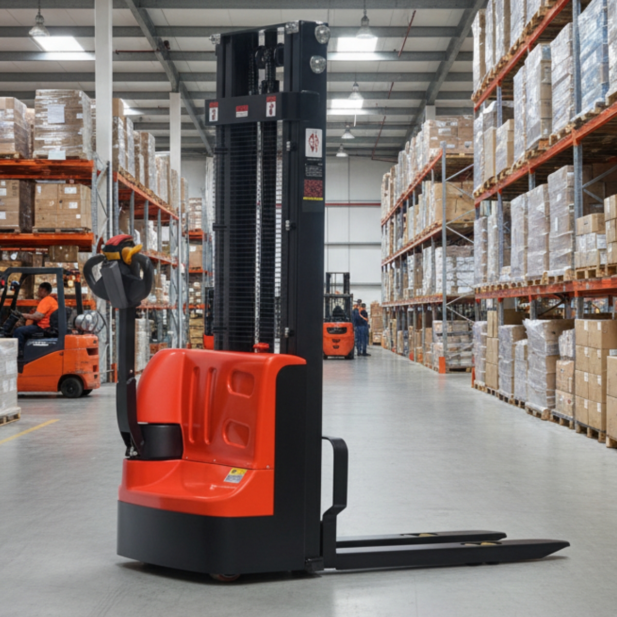 מלגזון BWLIFT גובה 3.5 מטר 1.5 טון ברקע