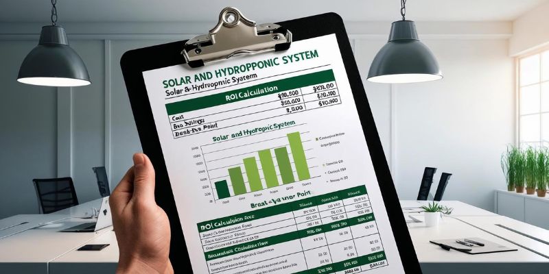 שילוב אנרגיה סולארית במערכות הידרופוניות 6 טבלת עלות-תועלת