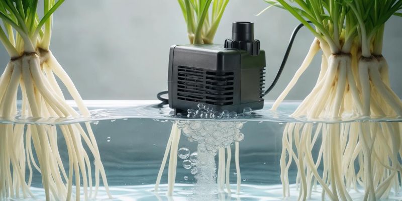 שיפור קצב צמיחת צמחים הידרופוניים 5 חמצון מים להאצת צמיחת שורשים