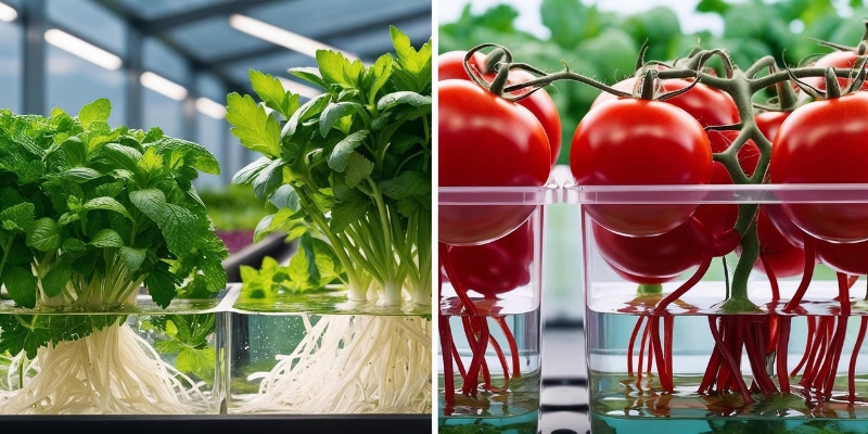 ירקות עליים או שורש מה עדיף לגדל בהידרופוניקה - 2 - מערכת שורשים