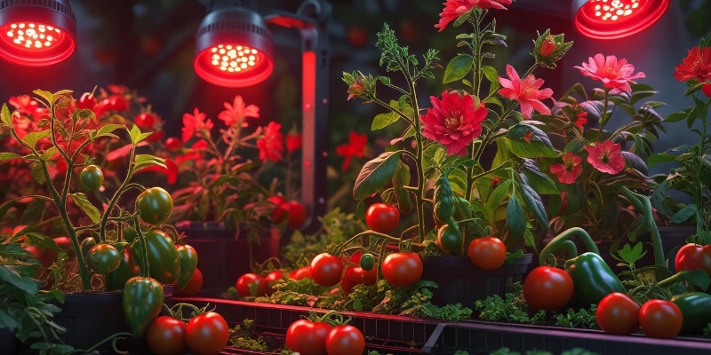 איך צבע תאורת הגידול משפיע על התפתחות הצמחים - 4 - אור אדום ופריחה