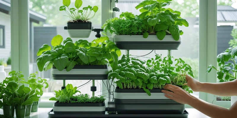 חזרה לטבע כיצד הגינה הופכת למרפאה - 4 - להמחשה גידול הידרופוני ביתי