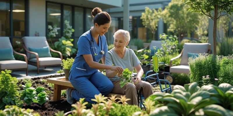 חזרה לטבע כיצד הגינה הופכת למרפאה - 5 - צוות רפואי בגינון טיפולי