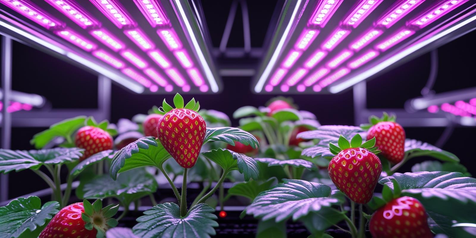 7 טעויות קריטיות בגידול תותים הידרופוני - 3 - תאורת גידול