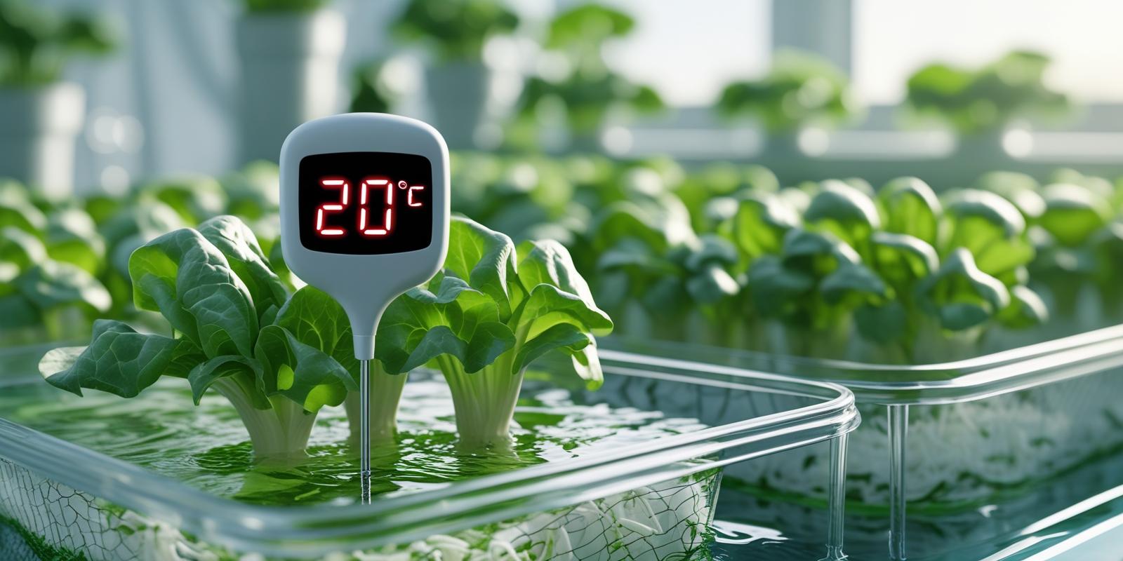 7 שיטות מוכחות למניעת ריקבון שורשים בהידרופוניקה - 2 - בדיקת טמפרטורה במערכת