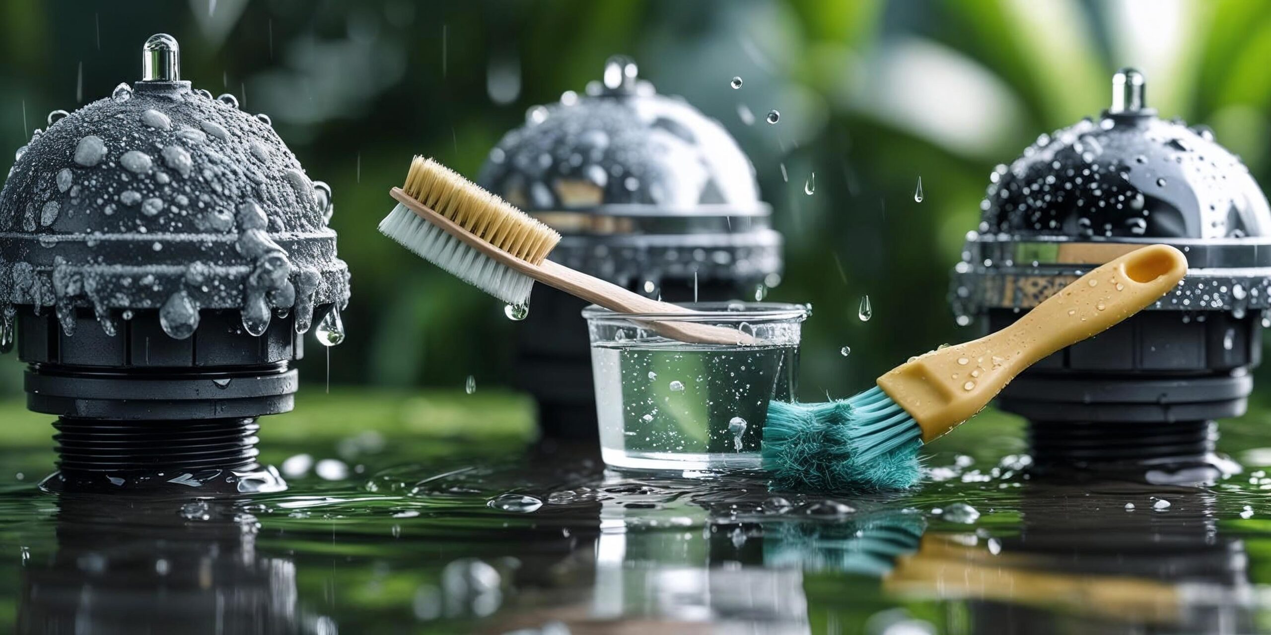 תחזוקה במערכת השקיה המפתח לגינה פורחת - 2 - ניקוי מתזים ומערכות השקיה