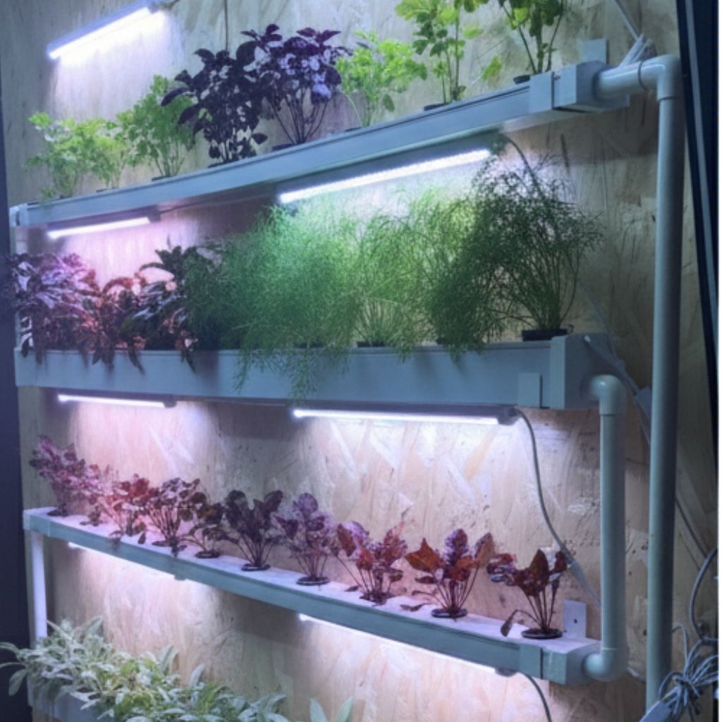 מערכת הידרופונית מודולרית רוחב 2 מטר 4 קומות - 4