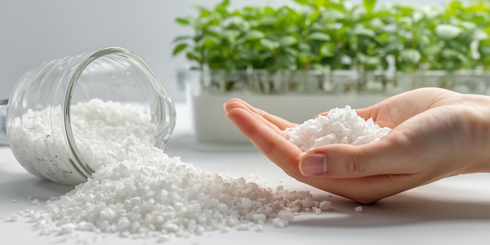 5 מצעים מובילים להידרופוניקה איך לבחור נכון - 3 - פרלייט המצע הקל והאוורירי