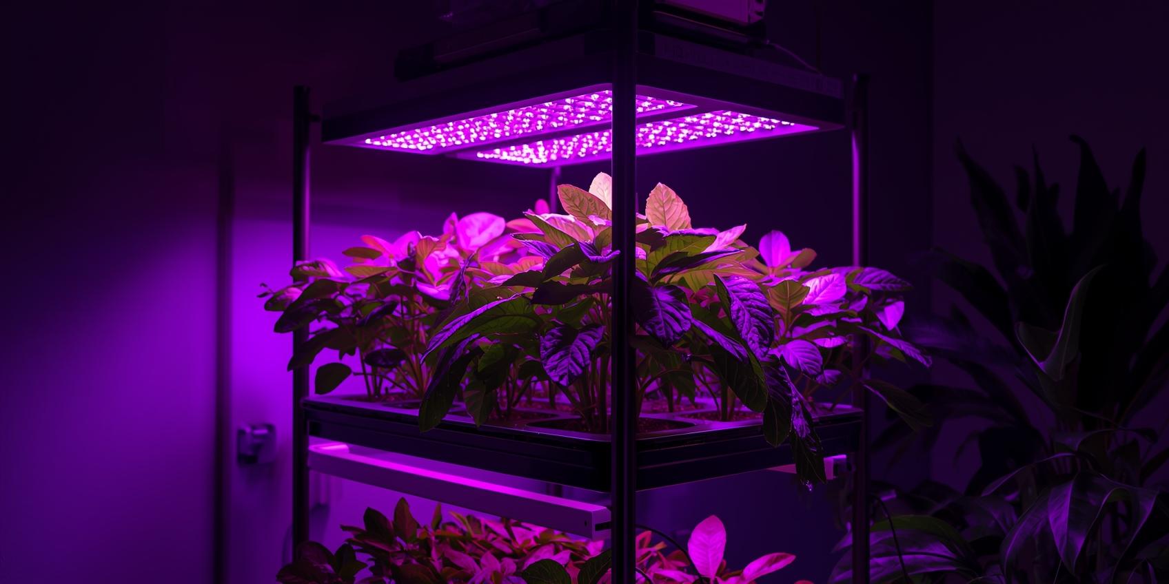 7 דברים חיוניים לבדוק לפני רכישת מערכת הידרופונית ברשת - 3 - תאורת LED למערכת הידרופונית