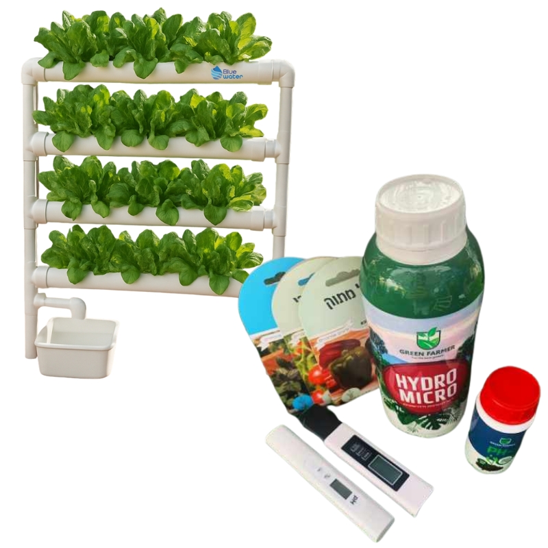 מערכת הידרופונית XL + ערכת זהב להמחשה