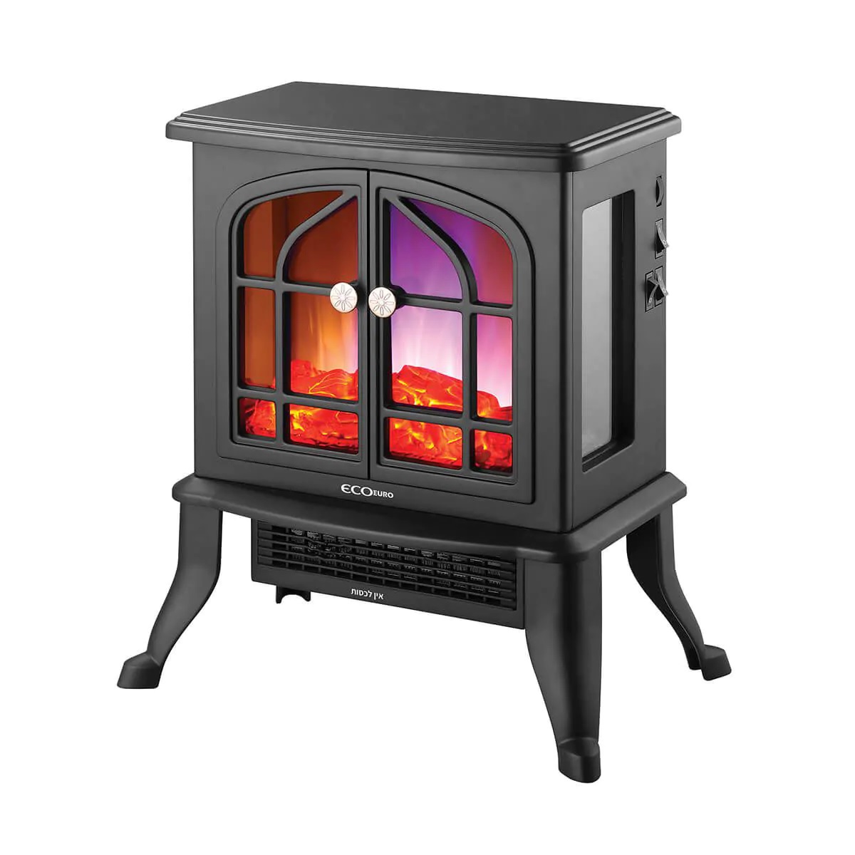 קמין חימום חשמלי ECO EURO 2000W - 1