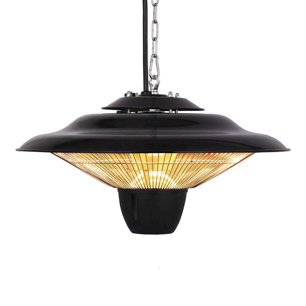 תנור פטריה תלוי ECOEURO שחור IP34 1500W - 1