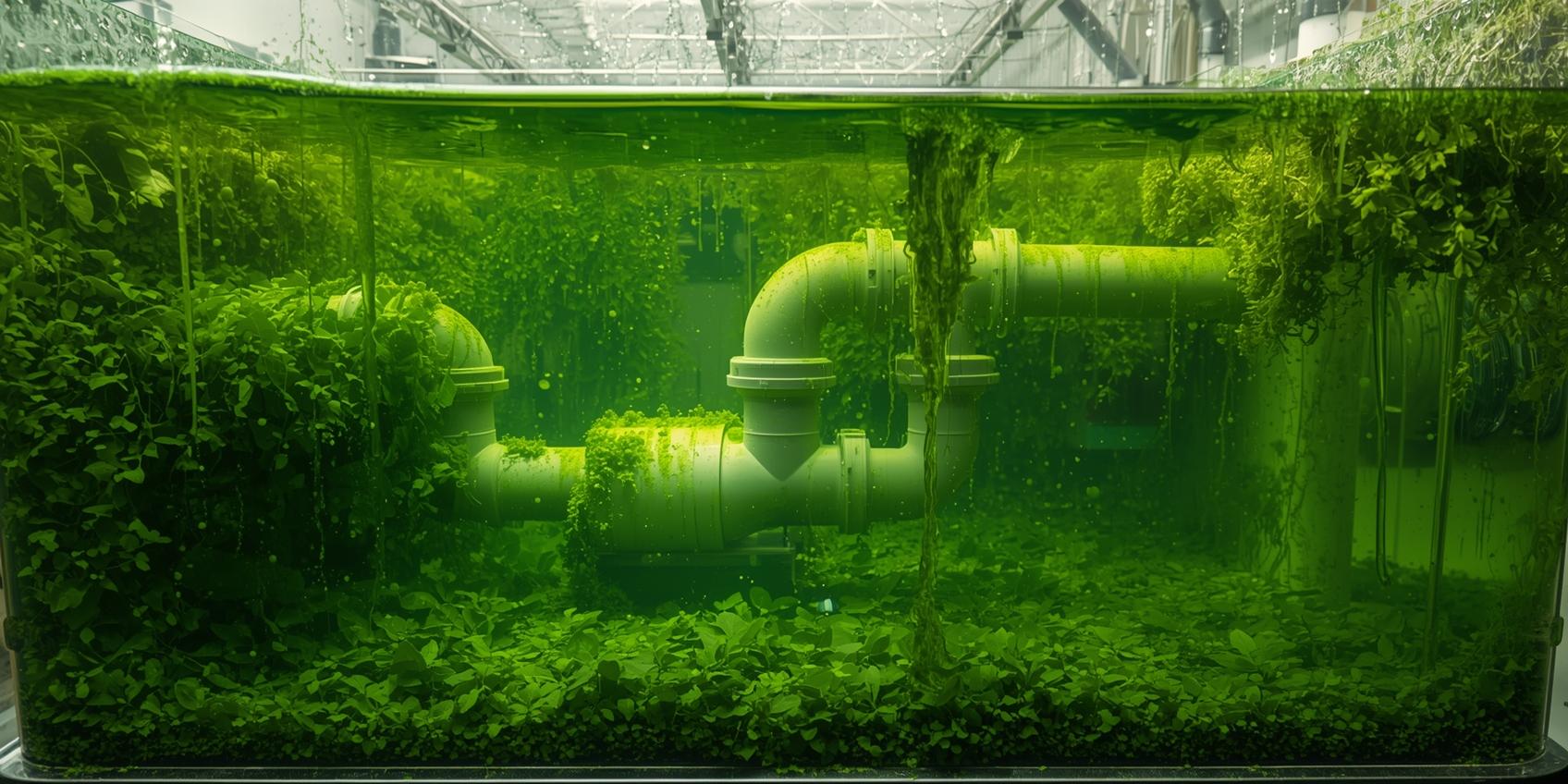 10 תקלות קריטיות במערכת הידרופונית ואיך לתקן אותן - 3 - נזקי אצות במערכת הידרופונית