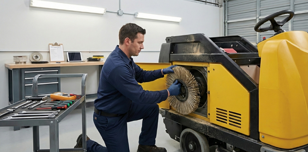 6 טעויות נפוצות בניקיון רצפות תעשייתי - 4 - תחזוקת ציוד ניקוי