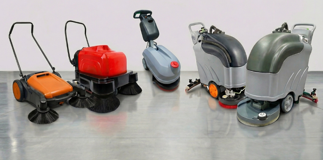 6 טעויות נפוצות בניקיון רצפות תעשייתי - 5 - מגוון פתרונות לגדלים שונים