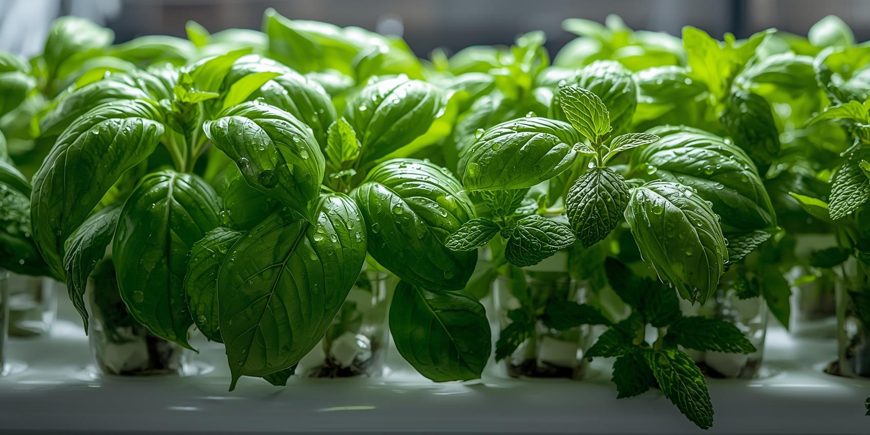 7-צמחי-מרפא-שמשגשגים-בגידול-הידרופוני-2-בזיליקום-ונענה-במערכת-הידרופונית