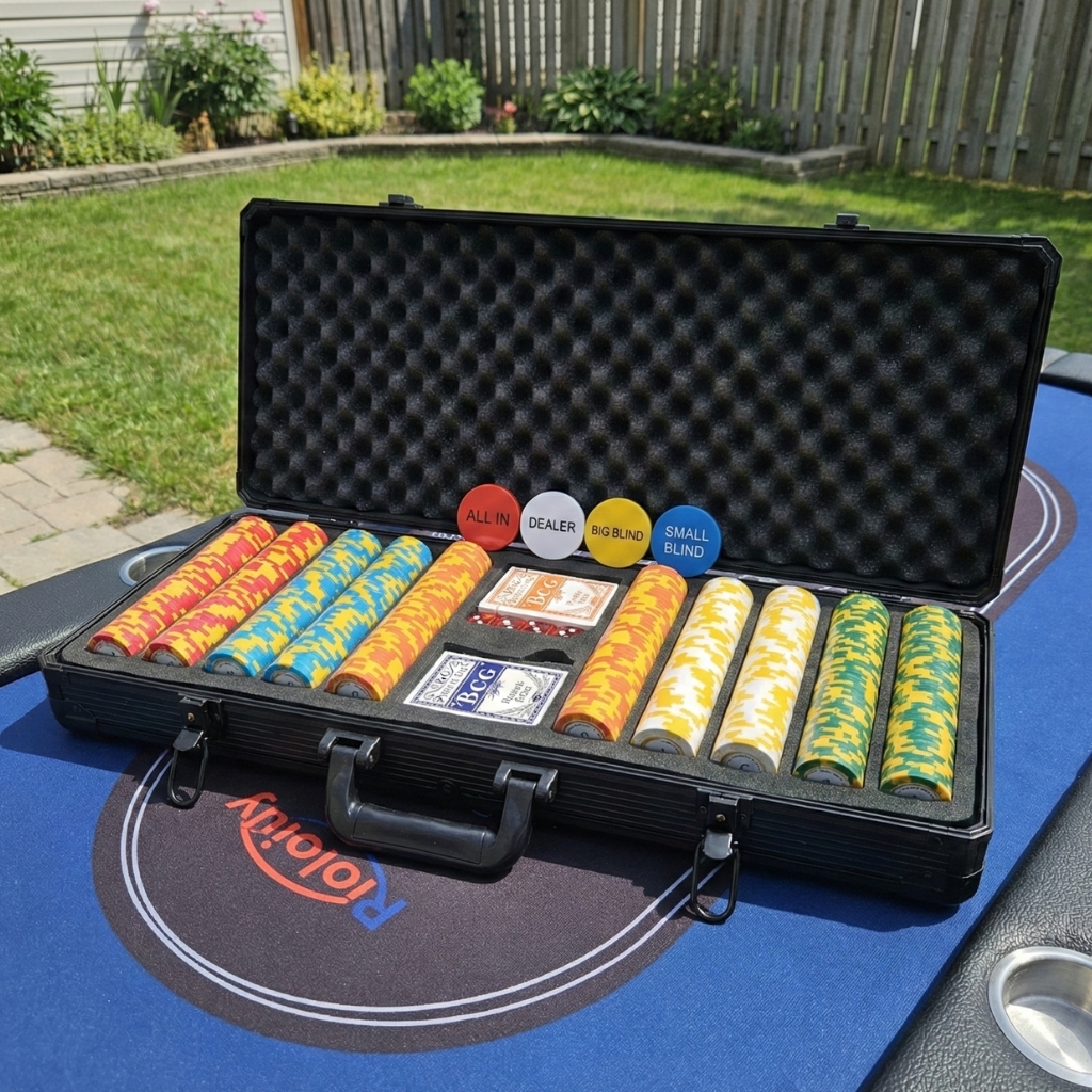 סט פוקר מקצועי 500 צ'יפים מחרס - 9