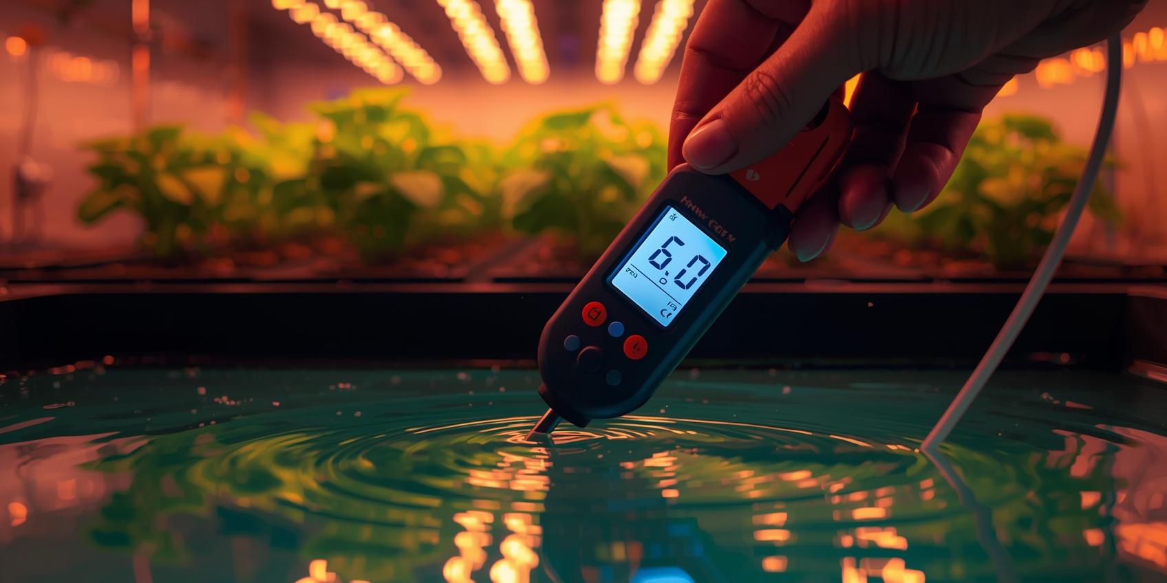 6 שלבים לסבב שתילה מושלם במערכת הידרופונית - 4 - מדידת ערכי תמיסה