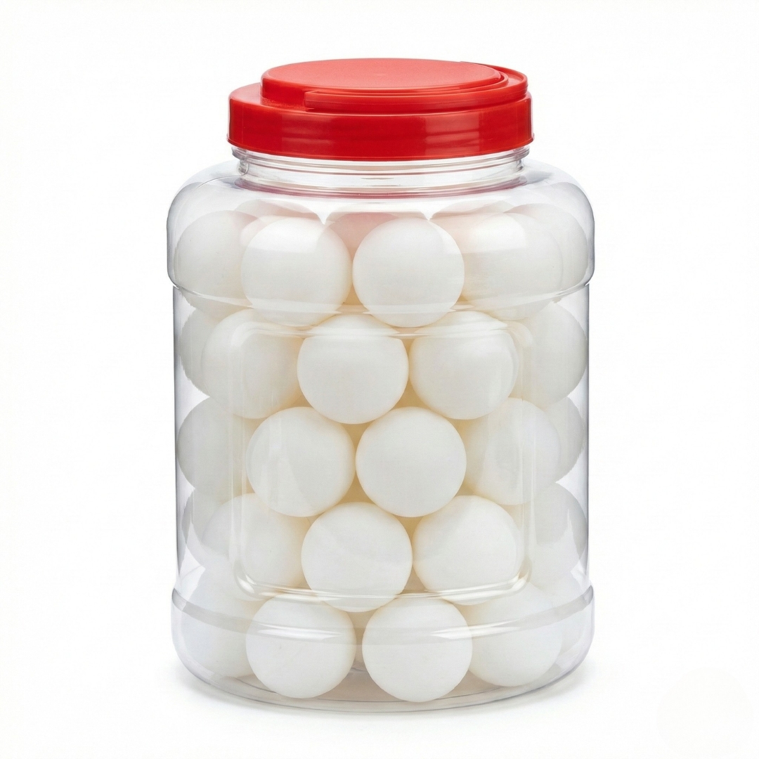 אריזה 60 כדורים לבנים - 1