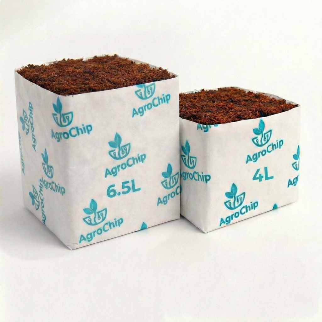 מצע-גידול-קוקוס-דחוס-AgroChip-4L+6.5L