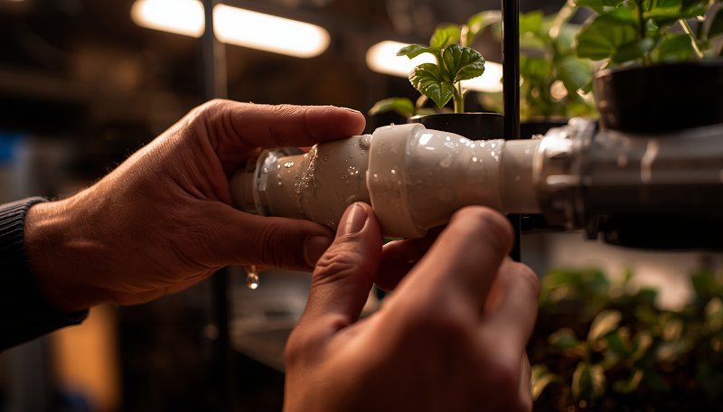 בעיות לחץ מים במערכת הידרופונית ואיך לפתור אותן - 4 - בדיקת חיבורים