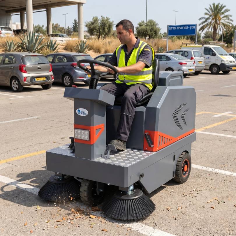 מטאטא כביש Bw1250 למפעיל רוכב 1